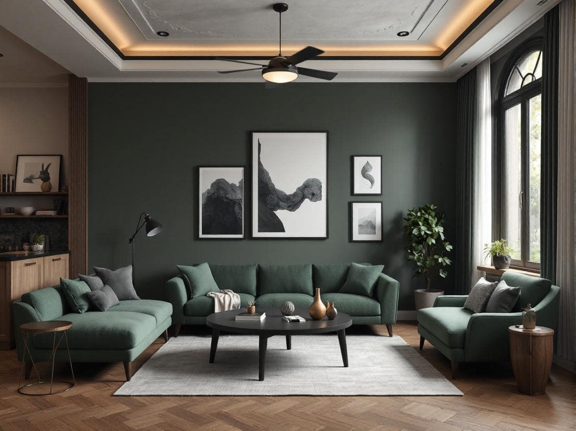 BLOG 6 pomysłów na trendy wnętrza w 2025 roku - wnętrze monochromatyczne 4