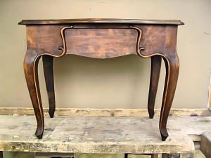 1M meble na wymiar - konsola stylizowana - brzoza barwiona